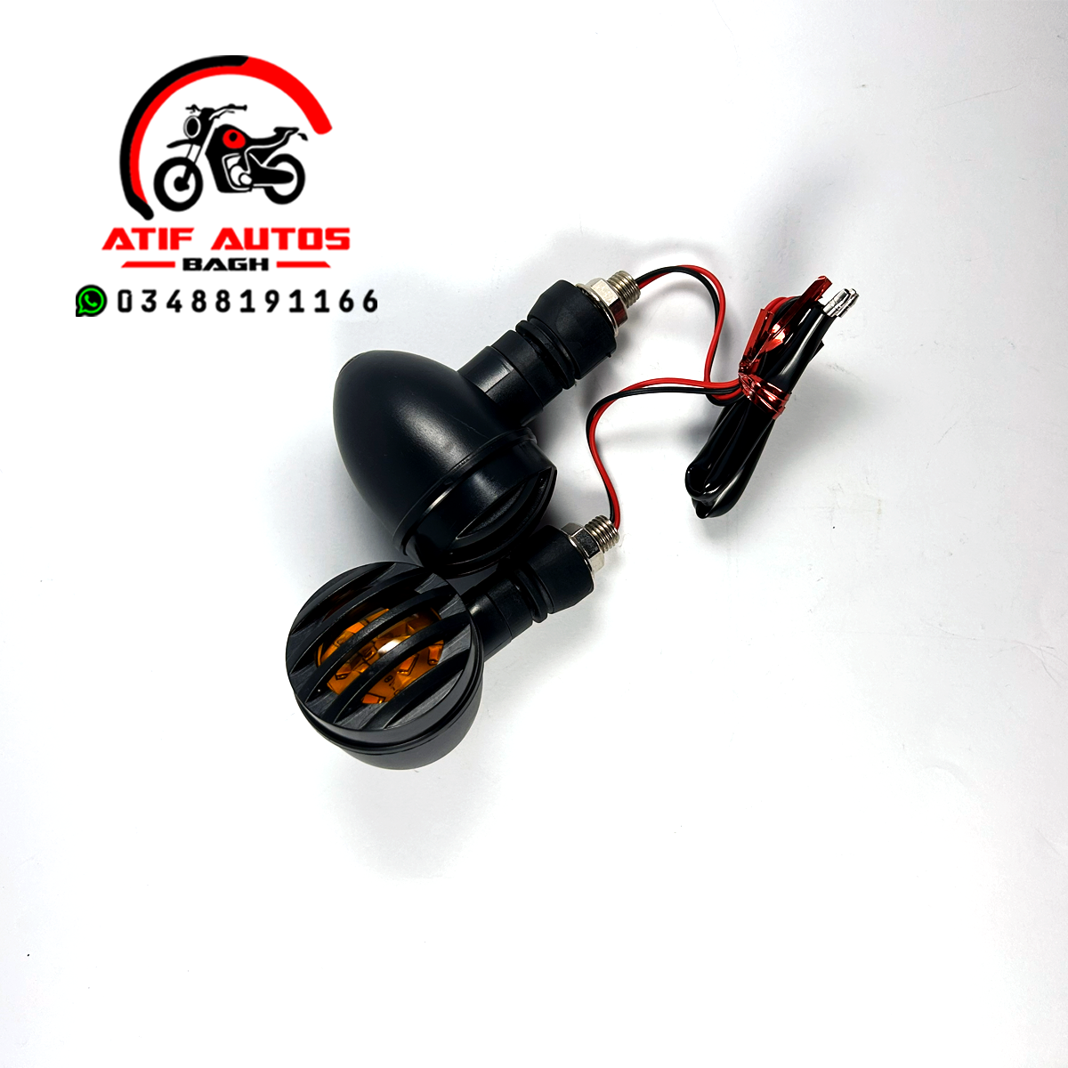 indecator 118 Retro Cafe Racer LED Turn Signals (Model 118) - Image 1
